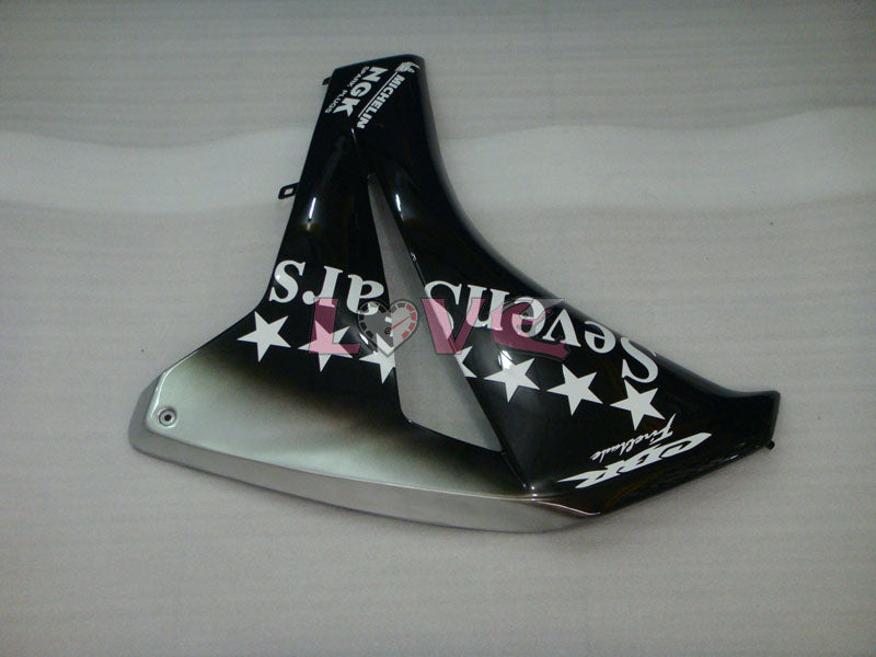 SevenStars - Black Silver Fairings and Bodywork For 2008-2011 CBR1000RR #LF7103