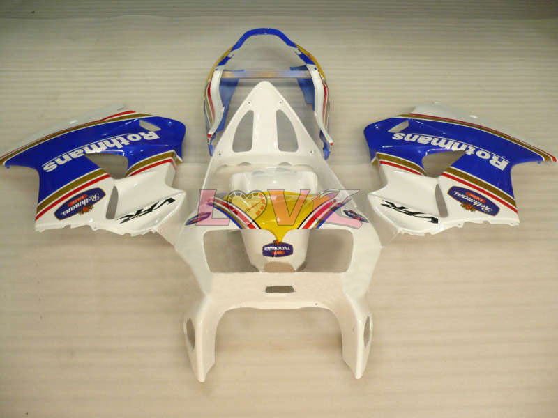 Rothmans - Blue White Fairings and Bodywork For 1998-2001 VFR800 #LF5004