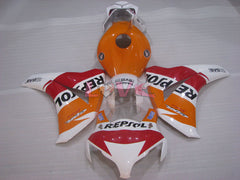 Repsol - Red Orange White Fairings and Bodywork For 2008-2011 CBR1000RR #LF4346