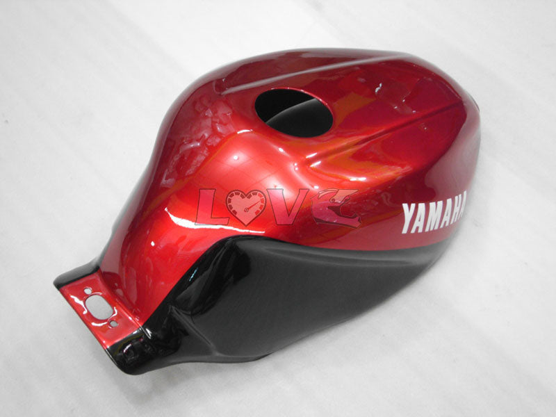 No sticker / decal Factory Style - Red wine Black Fairings and Bodywork For 1997-2007 YZF600R #LF7936