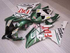 FIAT - ArmyGreen White Fairings and Bodywork For 2008-2016 YZF-R6 #LF3416