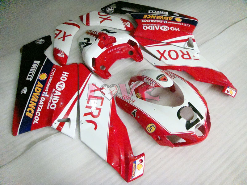 Xerox - Red White Fairings and Bodywork For 2005-2006 999 #LF5484