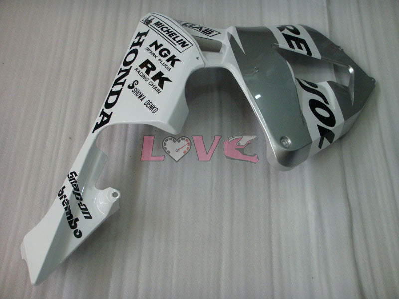 Repsol - Silver Fairings and Bodywork For 2005-2006 CBR600RR #LF4441