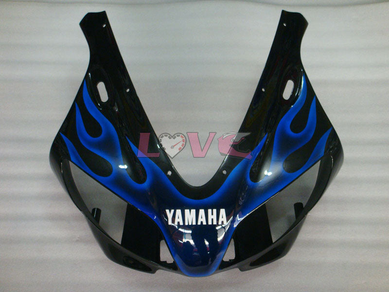 Flame - Blue Black Fairings and Bodywork For 1998-1999 YZF-R1 #LF3576