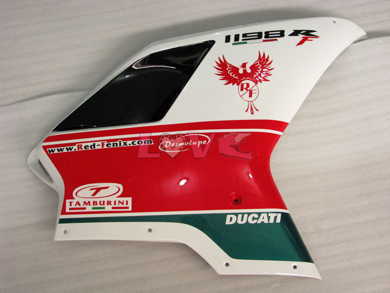 Factory Style Customize - Red White Black Fairings and Bodywork For 2009-2011 1198 #LF3108