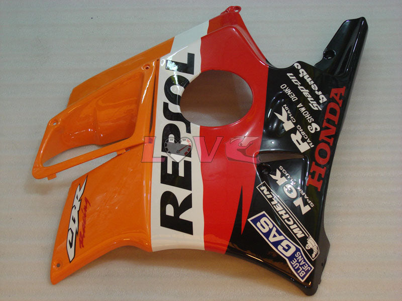 Repsol - Orange Black Fairings and Bodywork For 1991-1994 CBR600F2 #LF4842