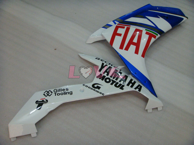 FIAT - Blue White Fairings and Bodywork For 2007-2008 YZF-R1 #LF6971