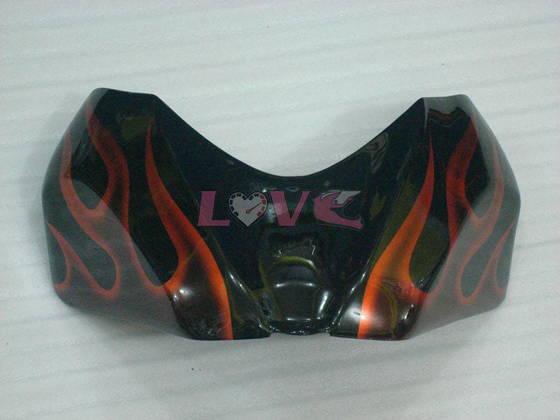 Flame - Orange Black Fairings and Bodywork For 2006-2007 GSX-R750 #LF6548
