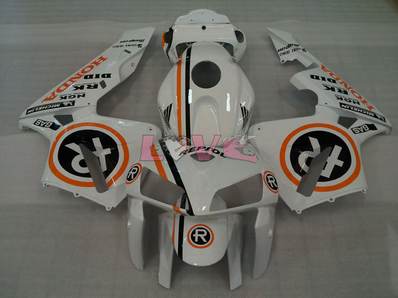 MICHELIN RK Repsol - White Fairings and Bodywork For 2005-2006 CBR600RR #LF4423