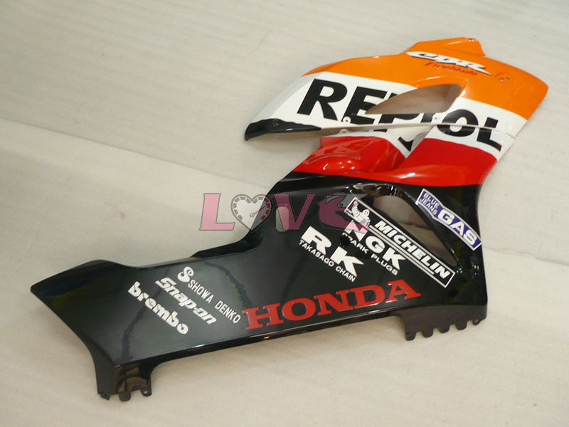 Repsol - Orange Black Fairings and Bodywork For 2004-2005 CBR1000RR #LF4394