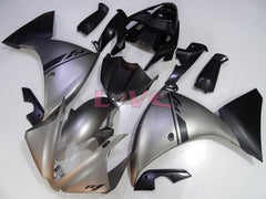 Factory Style - Black Grey Matte Fairings and Bodywork For 2012-2014 YZF-R1 #LF3629