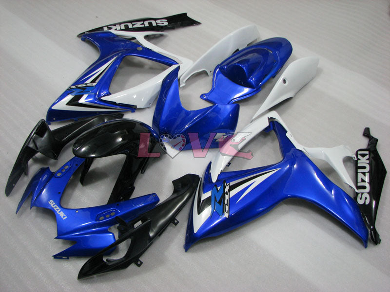 Factory Style - Blue Black Fairings and Bodywork For 2006-2007 GSX-R750 #LF4015