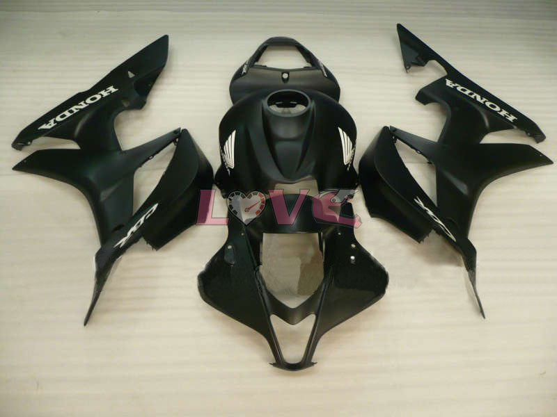 Factory Style - Black Matte Fairings and Bodywork For 2007-2008 CBR600RR #LF7435
