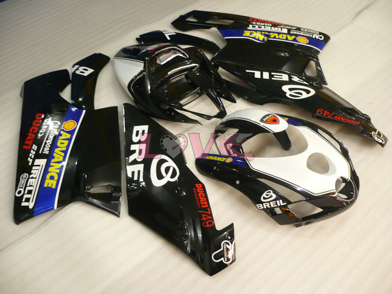 BREIL - White Black Fairings and Bodywork For 2003-2004 999 #LF5517
