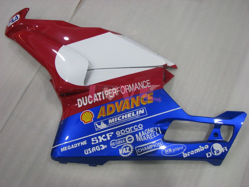 FILA - Red Blue White Fairings and Bodywork For 2003-2004 749 #LF3227