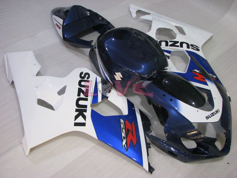 Factory Style - White Black Fairings and Bodywork For 2004-2005 GSX-R600 #LF6483