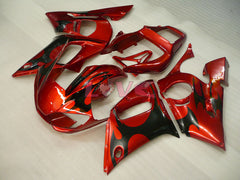 Factory Style - Red Black Fairings and Bodywork For 1998-2002 YZF-R6 #LF3368