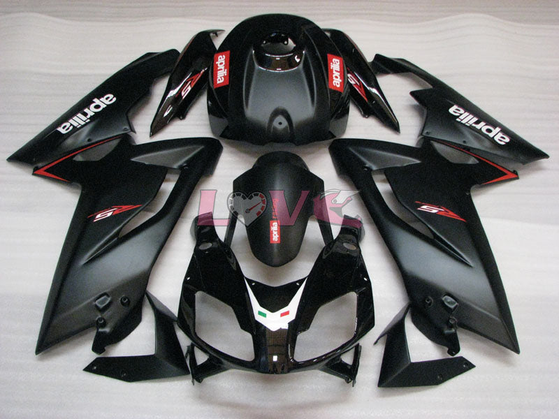 Factory Style - Black Matte Fairings and Bodywork For 2004-2009 RS125 #LF3074