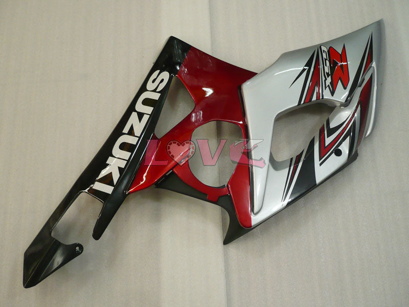 Factory Style - Red Silver Fairings and Bodywork For 2005-2006 GSX-R1000 #LF3840