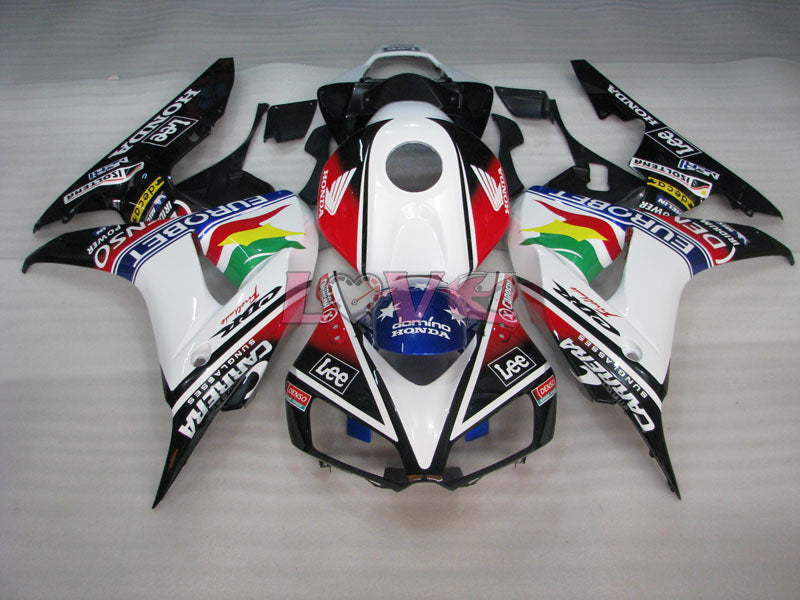Lee - White Black Fairings and Bodywork For 2006-2007 CBR1000RR #LF7212