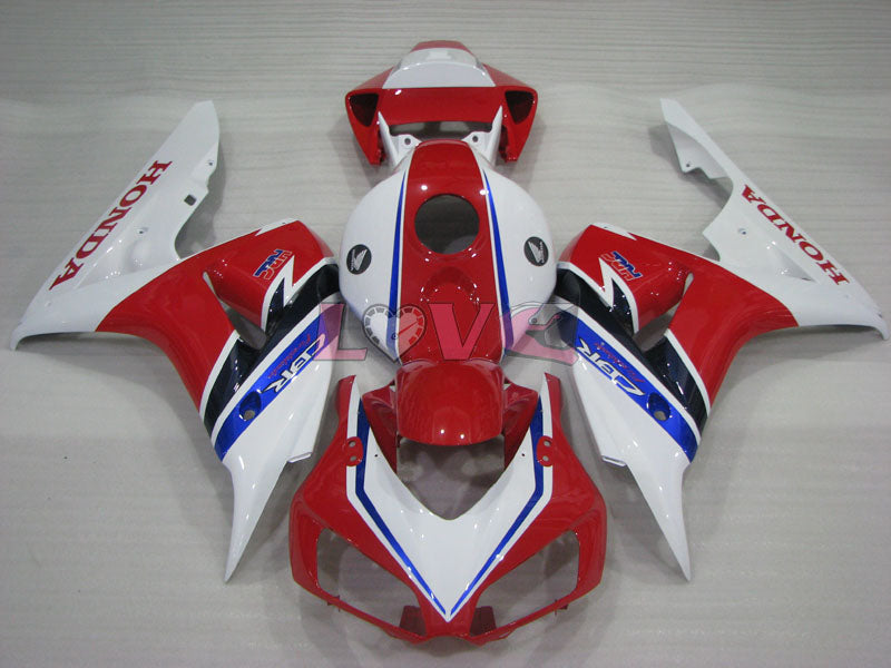 HRC - Orange White Fairings and Bodywork For 2006-2007 CBR1000RR #LF4365