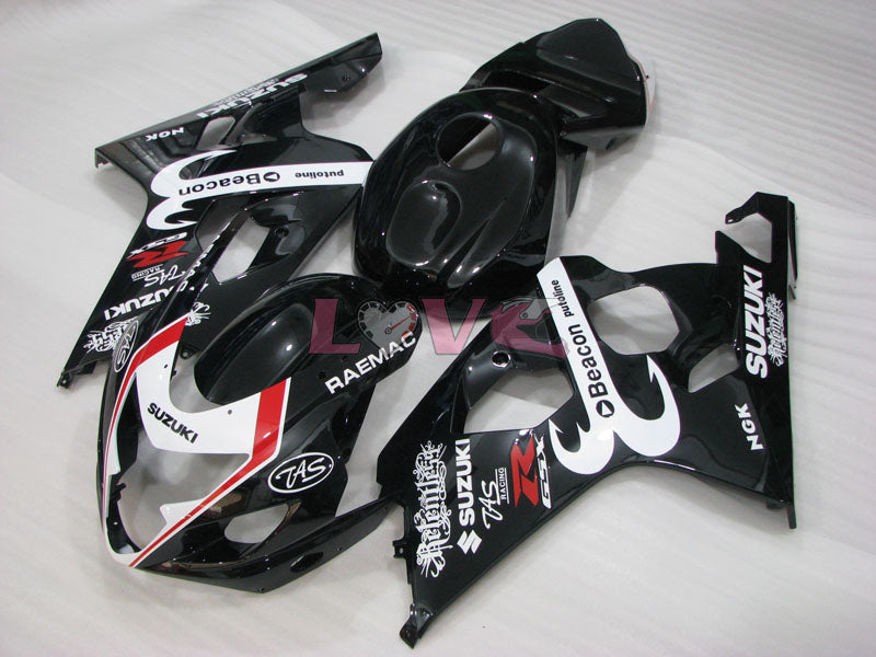 Beacon - Black Fairings and Bodywork For 2004-2005 GSX-R600 #LF4114