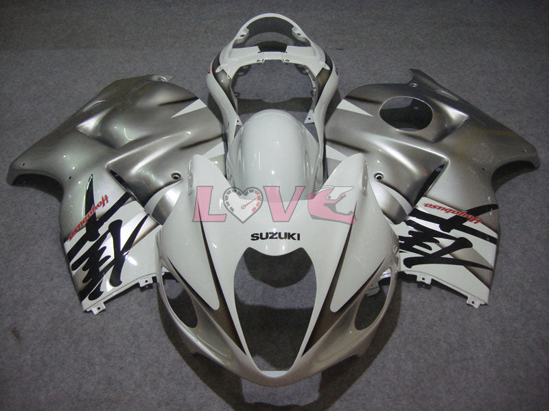 Factory Style - White Silver Fairings and Bodywork For 1999-2007 Hayabusa #LF5251