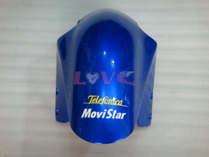 Movistar - Red Blue Fairings and Bodywork For 2000-2002 GSX-R1000 #LF6118