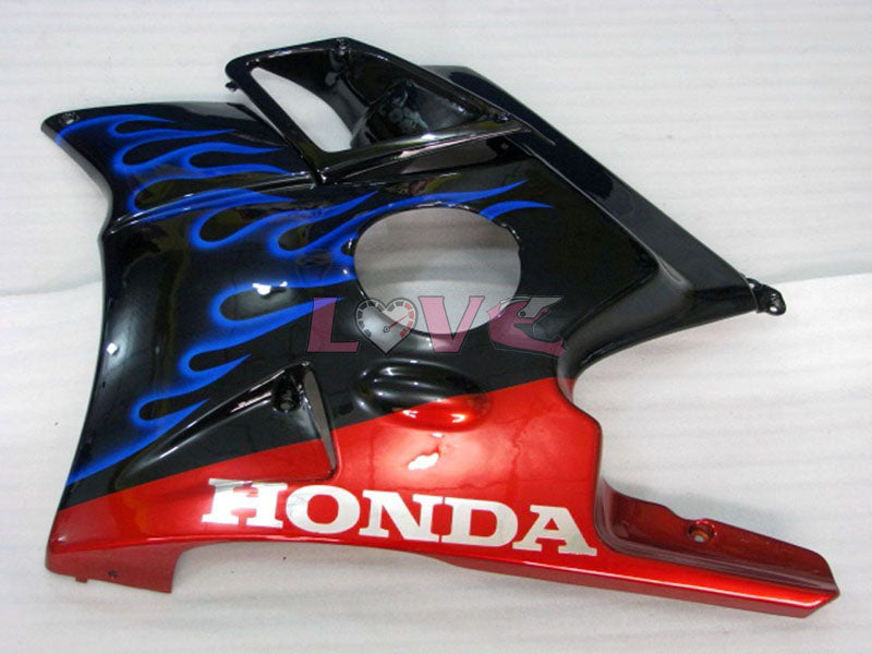 Flame - Blue Black Fairings and Bodywork For 1991-1994 CBR600F2 #LF4886