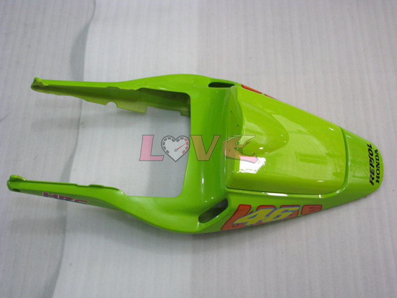 Rossi - Green Black Fairings and Bodywork For 2003-2004 CBR600RR #LF5377