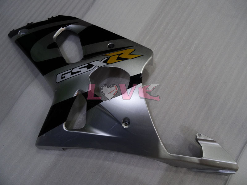 Factory Style - Black Silver Fairings and Bodywork For 2000-2002 GSX-R1000 #LF4147