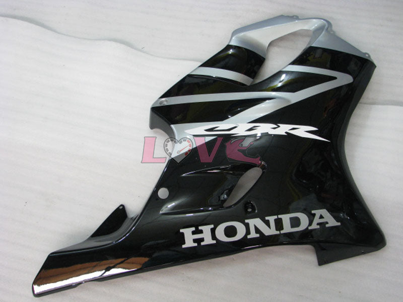Factory Style - Black Silver Fairings and Bodywork For 2001-2003 CBR600F4i #LF4489