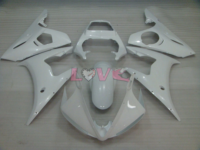 Factory Style - White Fairings and Bodywork For 2003-2004 YZF-R6 #LF6908