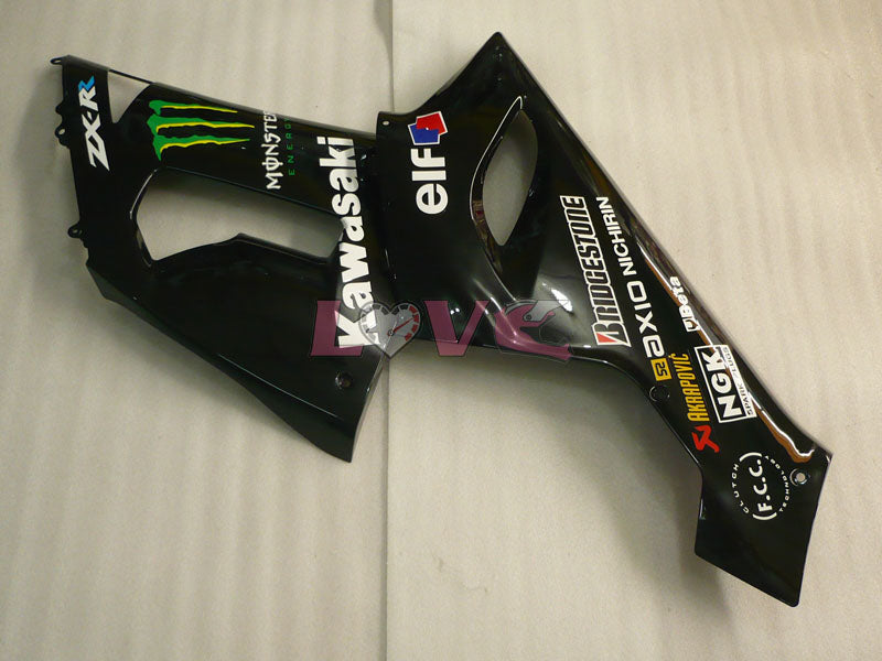 Monster - Black Fairings and Bodywork For 2005-2006 NINJA ZX-6R #LF3310