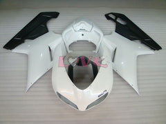Factory Style - White Black Matte Fairings and Bodywork For 2008-2013 848 #LF5661