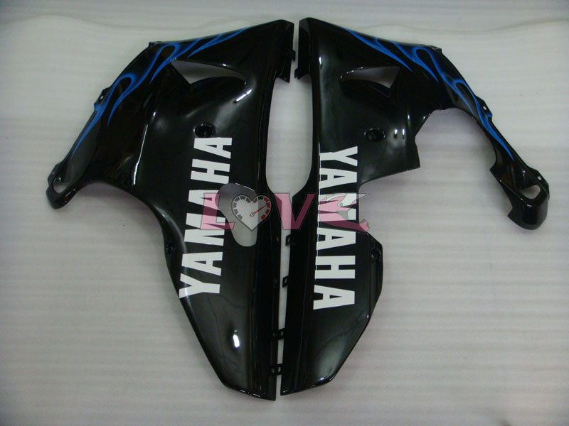 Flame - Blue Black Fairings and Bodywork For 1998-1999 YZF-R1 #LF7089