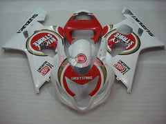 Lucky Strike - Red White Fairings and Bodywork For 2004-2005 GSX-R750 #LF6578