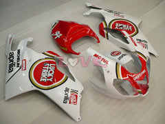 Lucky Strike MOTUL - Red White Fairings and Bodywork For 2004-2009 RSV 1000 R #LF5454