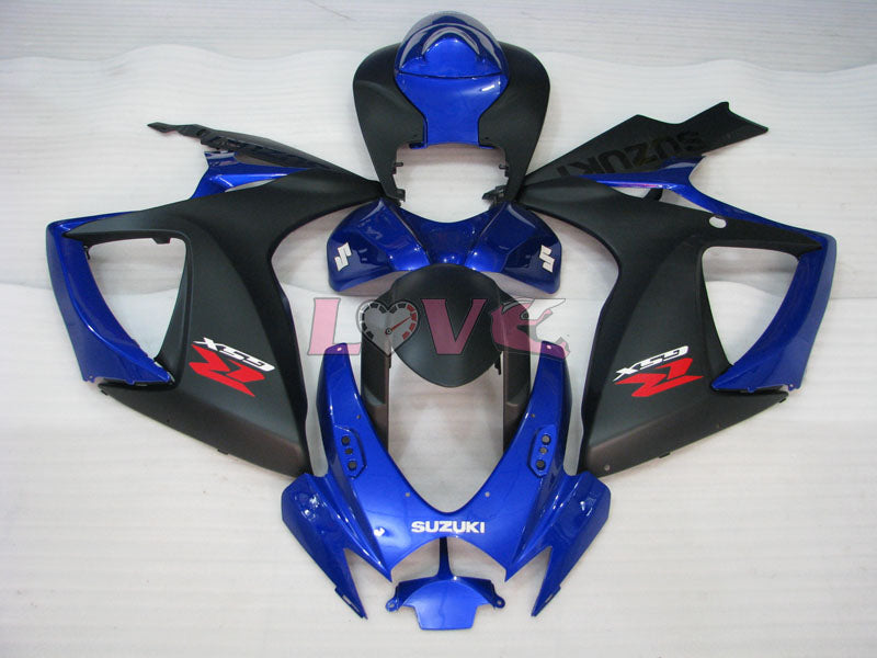 Factory Style - Blue Black Fairings and Bodywork For 2006-2007 GSX-R600 #LF4047