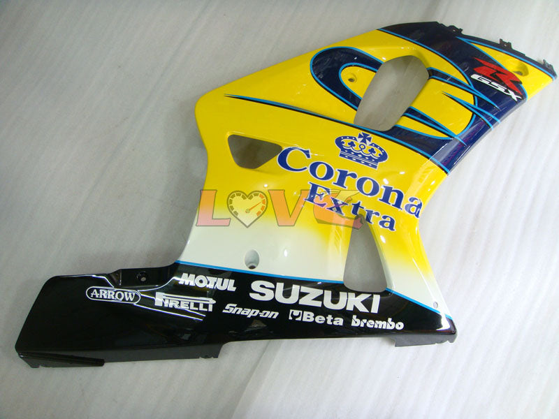 Corona - Yellow Blue Fairings and Bodywork For 2000-2003 GSX-R750 #LF4190