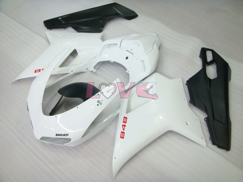 Factory Style - White Black Fairings and Bodywork For 2008-2013 848 #LF3142