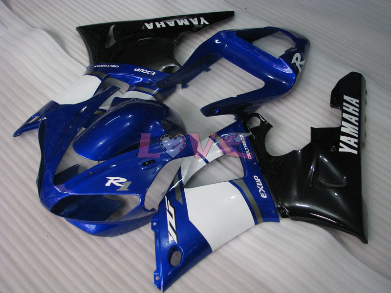 Factory Style - Blue White Fairings and Bodywork For 2000-2001 YZF-R1 #LF3612