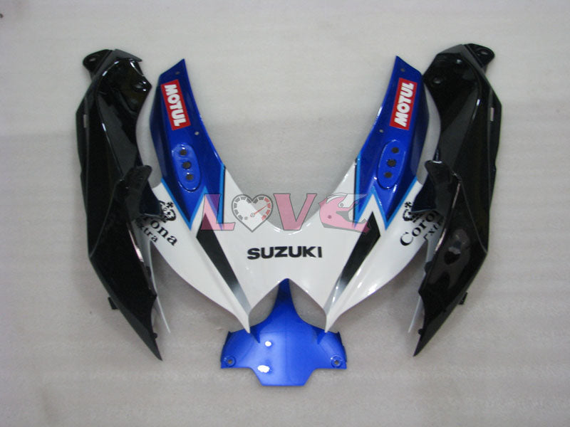Corona - Blue White Fairings and Bodywork For 2008-2010 GSX-R600 #LF3972