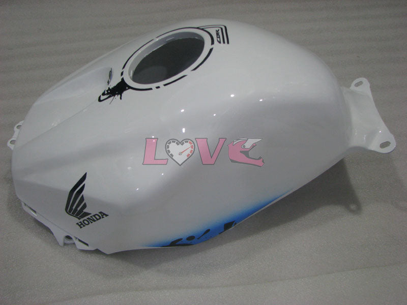 Customize - White Black Fairings and Bodywork For 2003-2004 CBR600RR #LF4469