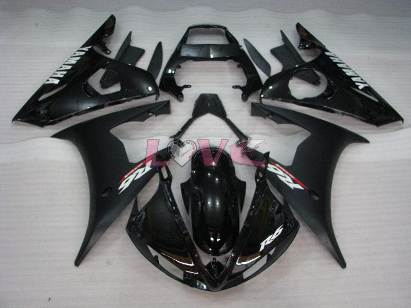 Factory Style - Black Matte Fairings and Bodywork For 2005 YZF-R6 #LF5294