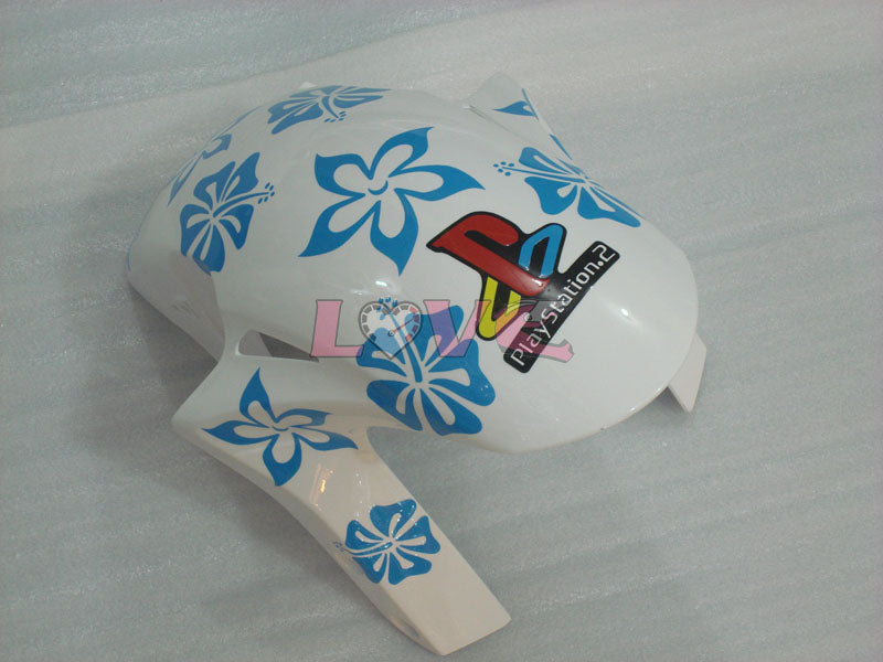 Nastro Azzurro - Blue White Fairings and Bodywork For 2006-2007 CBR1000RR #LF7208