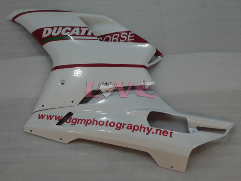 Factory Style - Red White Fairings and Bodywork For 2007-2009 1098 #LF3136