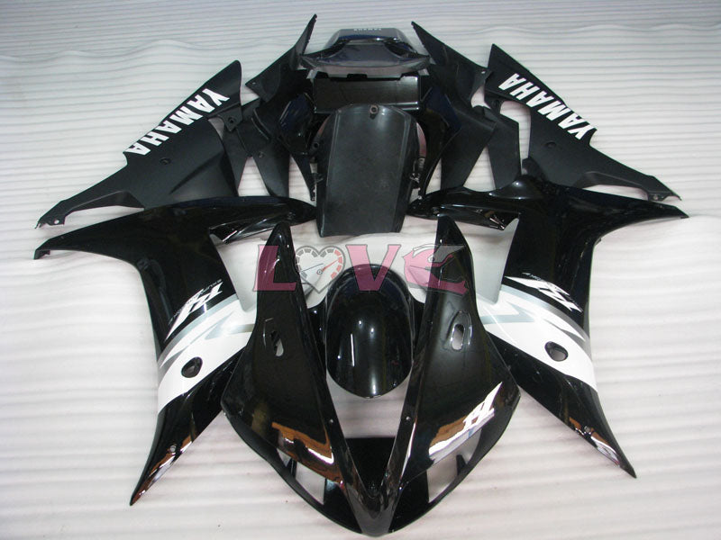 Factory Style - White Black Fairings and Bodywork For 2002-2003 YZF-R1 #LF3589