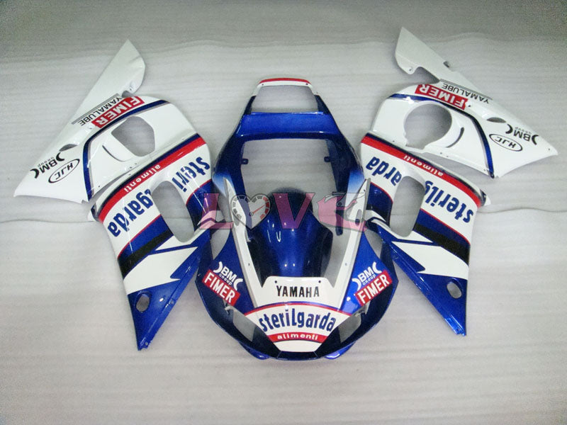 Sterilgarda - Blue White Fairings and Bodywork For 1998-2002 YZF-R6 #LF6806