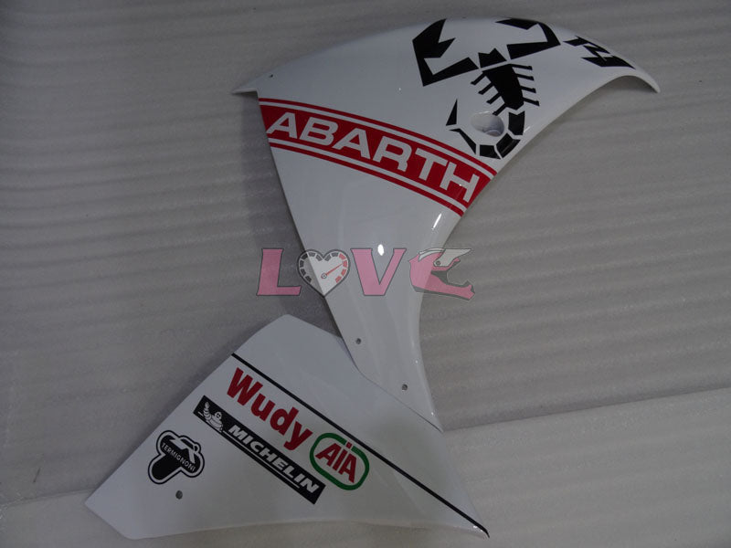 ABARTH - Black White Fairings and Bodywork For 2009-2011 YZF-R1 #LF3637
